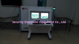 Dual View X-Ray Baggage Inspection System AT6550D Baggage X Ray Machine For Airports
