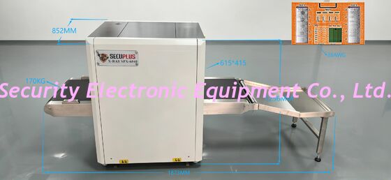 Πολυγλωσσική μηχανή σαρωτής αποσκευών X-Ray του ξενοδοχείου SECUPLUS 160KV SPX-6040
